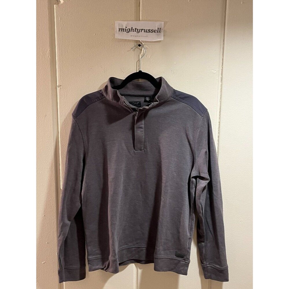 Greg Norman Collection Men's Grey and Purple Polo-shirts